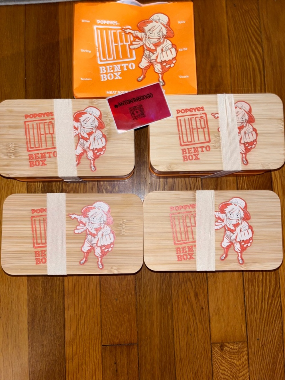 One Piece x Popeyes Luffy’s Bento Bundle Popeyes Exclusive Collectible Only 1